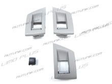 7pcs Leather Inner Interior Door Pull Handle Trim Cover For BMW 5 Series F10 F11 2010-2016 it38