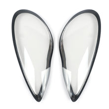 Pair Headlight Clear Lens Cover Replacement For Porsche Panamera 970 2010-2013