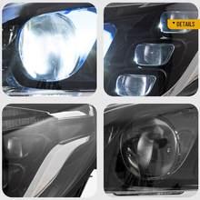LED Headlights For 2015-2021 Mercedes C-Class W205 W/Blue DRL