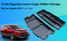 Trunk Organizer Insert Cargo Hatch Rear Hidden Storage Box for Honda CRV 2017-2022