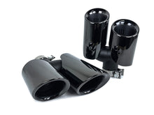 Black Stainless Steel Exhaust Tips for Porsche Macan 2.0L 2014–2018