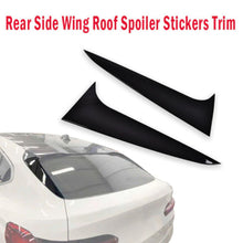 Gloss Black Rear Side Window Spoile For BMW X4 G02 2019-2021