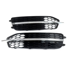 Front Fog Light Grille Cover for 2012-2015 Audi A6 S-line S6 2012-2015