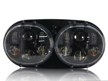 5.75" Dual LED Headlight Projector Fits For Harley Touring Road Glide 1998-2013