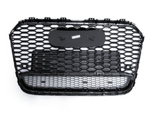 For 2012-2015 Audi A6 C7 S6 Front bumper Grille honeycomb Grill black RS Style w/o Camera Braket