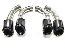 3-Layer Black Exhaust Tips for Porsche 958.2 Cayenne GTS S 2015-2018 et211