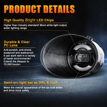 LED Fog Lights for Toyota Tundra 2007-13 Sequoia 08-11 Metal Bumper Driving Lamp