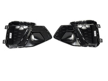 L+R Front Bumper Fog Light Cover Grille for Audi A4 B9 Sline S4 2020-2024