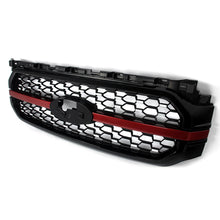 Red/Black Front Upper Bumper Grille Fit For 2021-2023 Ford F-150 F150 Platinum New