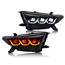 Red Demon Eye LED Headlights For Toyota Highlander 2012-2014 Front Lamp Assembly