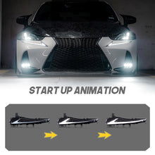 Daytime Running Light DRL Turn Signal Fog Lamps for 2017–2020 Lexus IS200t IS300 IS250 IS350 F