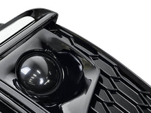 Pair For 2017-2019 Audi A5 S-line S5 B9 Fog Light Grille Trim w/ ACC Caps Black