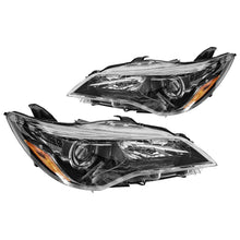 Black Halogen Headlight Set For Toyota Camry LE SE XLE XSE 2015-2017