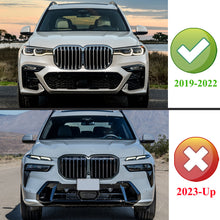 Carbon Fiber Look Front Bumper Lip Spoiler for BMW X7 G07 M Sport 2019–2022
