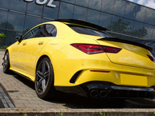 Gloss Black Rear Canards Side Air Vents Trims For Mercedes C118 CLA 200 250 35 45 AMG 2020-2024