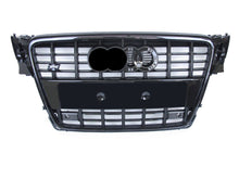 Gloss Black S4 Style Front Grille For Audi A4 S4 B8 2009–2012