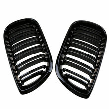 Gloss Black Front Bumper Kidney Grille For BMW 3 Series E46 4 Door 2002-2006 Facelift