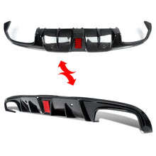 Carbon Style Rear Diffuser Exhaust Tailpipes For Mercedes Coupe C205 C43 C300 AMG 2015-2020