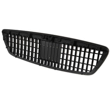 Fit For 2005-09 S-Class W221 Front Grille Gloss Black W/ ACC & W/ Camera Hole