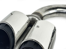Shiny Silver Exhaust Tips For 2019–2025 Porsche Cayenne E-Hybrid Pair