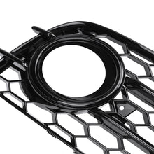 HONEYCOMB Fog Light Lamp Cover Grille Audi A4 B8 S-Line S4 Bumper 2009-2012