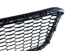 Gloss Black Front Upper Grill Honeycomb for Cadillac XT4 2019-2023 w/o Camera