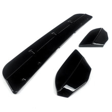 3x Gloss Black Front Bumper Lip Lower Spoiler Splitter For BMW F98 F97 X3M X4M 2019-2021