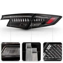 For 2022-2025 Honda Civic Hatchback Sequential Full LED Tail Lights w/ Greeting