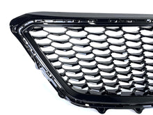 Gloss Black Front Upper Grill Honeycomb for Cadillac XT4 2019-2023 w/o Camera