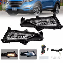 LED DRL Daytime Running Lights Fog Lamp For Hyundai Tucson 2015-2017