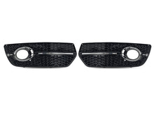 For 2009-2012 Audi Q5 W/O S-Line Pkg Fog Light Cover Grill Gloss Black SQ5 Style