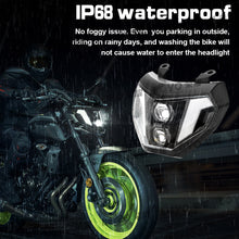 LED Headlight Assembly For Yamaha FZ09 MT09 2014 2015 2016/MT07 2019 Plug & Play