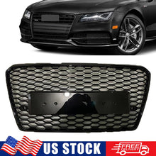 For Audi A7/S7 4G 2012-2015 RS7 Style Front Bumper Grille Honeycomb Mesh Grill