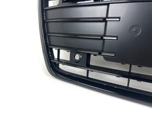 Front Bumper Upper Grille Gloss Black For Audi A6 S6 C8 2019-2023 2024