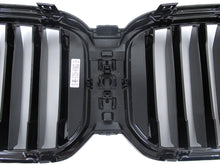Black Kidney Grille For BMW X3 G01 X4 G02 LCI 2022-2024 No Camera