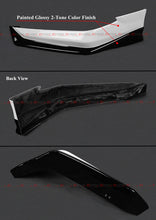 For 2022-2024 Honda Civic 11th GF Bodykit Pearl White Black Front Bumper Lip Kit