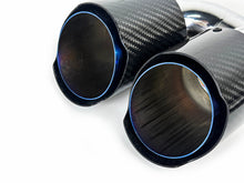 60mm Carbon Fiber Exhaust Tips Tailpipe for Audi Mercedes BMW