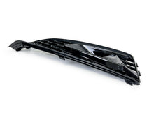 For 2017-2019 Audi A4 B9 S-line S4 Black Front Bumper Fog Light Grille Cover w/ ACC Caps