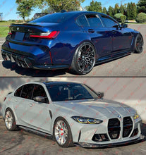 For 2021-2025 BMW G80 M3 Carbon Fiber Side Skirt Extension Splitter Replacement