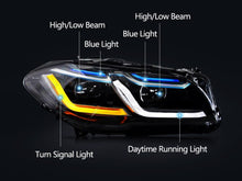 Pair LED Headlights Assembly For BMW 5 Series F10 F11 2010-2013 Xenon W/AFS 528i 535i