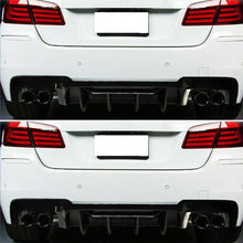 Carbon Style Rear Diffuser Bumper Lip For BMW F10 5 Series 535i M Sport 2010-2016