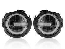 7'' LED Headlights w/Halo + 9'' Brackets for 20181-2024 Jeep Wrangler JL JLU Gladiator