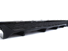 Gloss Black Rear Diffuser + Exhaust Tips For Audi A4 B9 Non-S-Line Sedan 2017–2019