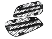 Fog Lamp Grille Air Vent Cover Black for Benz W212 S212 AMG Line Facelift 2013-2015