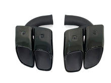Square Twin Exhaust Tips For 11-14 Porsche Cayenne Base 958.1 Short Pipe