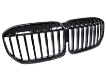Front Kidney Grille Gloss Black Fit BMW 7-Series G11 G12 2020–2022