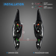 Smoked Lens LED Tail Lights Rear Brake Lamps For 2011-2014 Hyundai Sonata