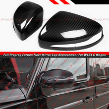 For 2019-2025 W464 G63 G550 / 2020-2025 GLE GLS Full Carbon Fiber Replacement Mirror Cap