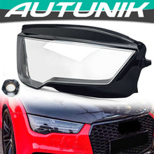 Clear Right Headlamp Cover For Audi A7 S7 RS7 2016 2017 2018 w/Sealant Glue