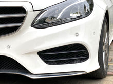 Fog Lamp Grille Air Vent Cover Black for Benz W212 S212 AMG Line Facelift 2013-2015